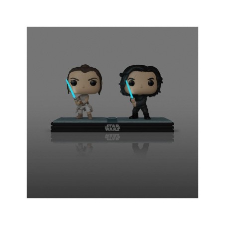Star Wars - Pack 2 Figurines Bobble Head POP! Kylo & Rey 9 cm