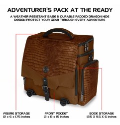 Jeux de figurines - Enhance Tabletop Series Sac de voyage de l'aventurier Édition Collector Brown