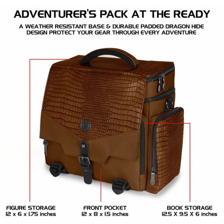 Jeux de figurines - Enhance Tabletop Series Sac de voyage de l'aventurier Édition Collector Brown