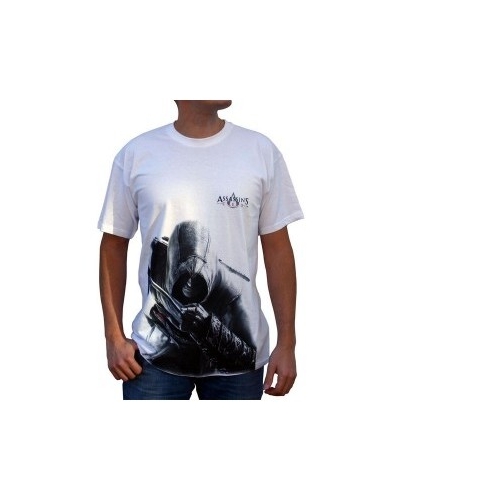 ASSASSIN\'S CREED - Tshirt Altaïr Homme MC Blanc