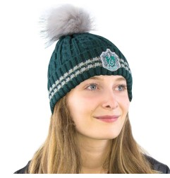 Harry Potter - Bonnet a Pom-Pom Slytherin