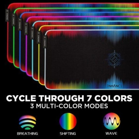 Autre - Enhance LED Tapis de bureau Multicolor