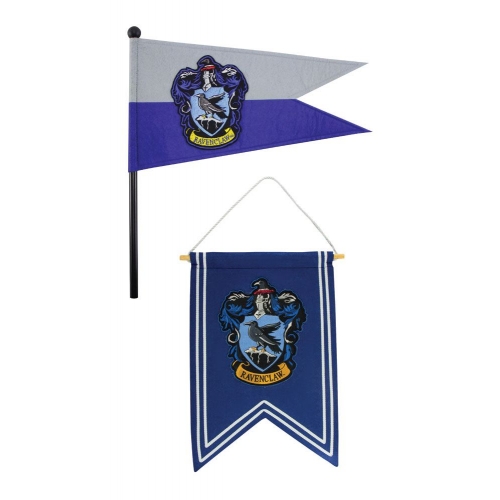 Harry Potter - Set bannière & drapeau Ravenclaw