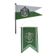Harry Potter - Set bannière & drapeau Slytherin