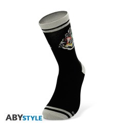 Harry Potter - Chaussettes - Black & Grey - Poudlard*