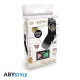 Harry Potter - Paire de Chaussettes Poudlard Noire & Grise