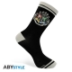 Harry Potter - Paire de Chaussettes Poudlard Noire & Grise