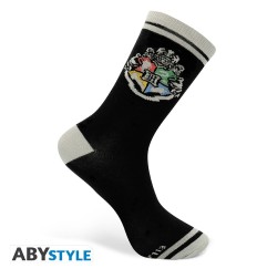Harry Potter - Chaussettes - Black & Grey - Poudlard*