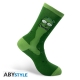 Rick & Morty - Paire de Chaussettes Pickle Rick Verte