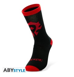 World Of Warcraft - Chaussettes - Noir & Rouge - HordeÂ 