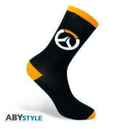 Overwatch - Chaussettes- Noir & Orange - Logo*