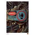 Jurassic Park - Lithographie Danger 42 x 30 cm