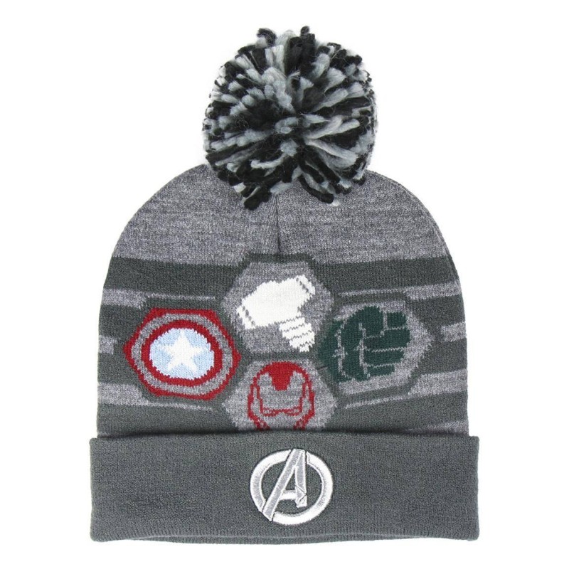 Avengers (Marvel) - Avengers bonnet Pompon Logo