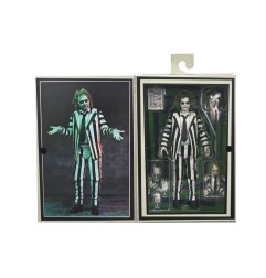 Beetlejuice - Figurine 7 Scale Ultimate Striped Suit Beetlejuice 18 cm