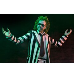 Beetlejuice - Figurine 7 Scale Ultimate Striped Suit  18 cm