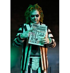 Beetlejuice - Figurine 7 Scale Ultimate Striped Suit  18 cm