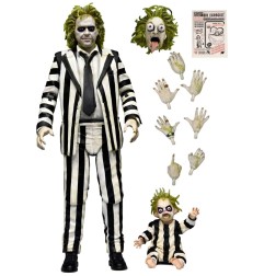 Beetlejuice - Figurine 7 Scale Ultimate Striped Suit Beetlejuice 18 cm