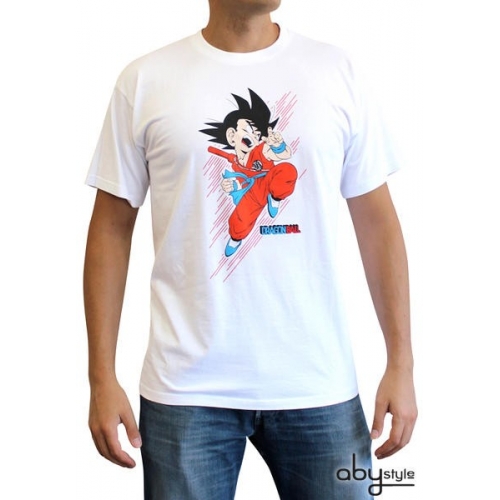 DRAGON BALL - Tshirt DB/ Goku petit homme MC white - basic