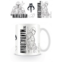 Star Wars The Mandalorian - Mug Line Art