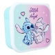 Lilo & Stitch - Pack 3 boîtes à goûter Stitch Let's Eat!