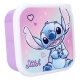 Lilo & Stitch - Pack 3 boîtes à goûter Stitch Let's Eat!