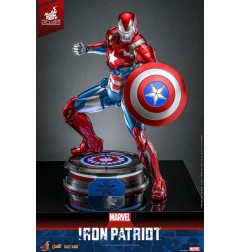 Marvel Comics - Figurine Masterpiece Diecast 1/6 Iron Patriot Hot Toys Exclusive 32 cm