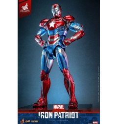 Marvel - Figurine Comic Masterpiece Diecast 1/6 Iron Patriot Hot Toys Exclusive 32 cm