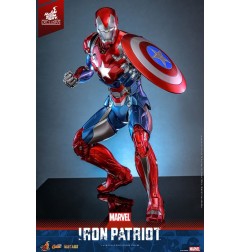 Marvel Comics - Figurine Masterpiece Diecast 1/6 Iron Patriot Hot Toys Exclusive 32 cm