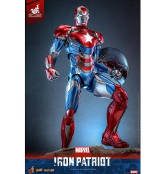 Marvel Comics - Figurine Masterpiece Diecast 1/6 Iron Patriot Hot Toys Exclusive 32 cm
