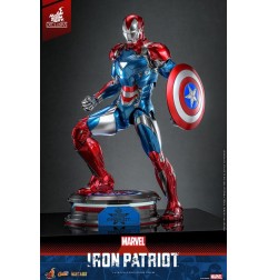 Marvel Comics - Figurine Masterpiece Diecast 1/6 Iron Patriot Hot Toys Exclusive 32 cm