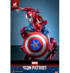 Marvel Comics - Figurine Masterpiece Diecast 1/6 Iron Patriot Hot Toys Exclusive 32 cm