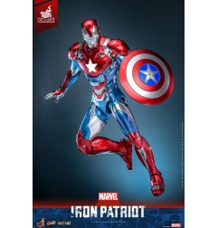 Marvel - Figurine Comic Masterpiece Diecast 1/6 Iron Patriot Hot Toys Exclusive 32 cm