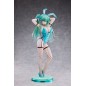 Original Character - Statuette 1/4 Green Twin Tail Bunny-chan Fishnet Tights Ver. 43 cm