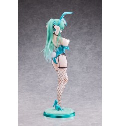 Original Character - Statuette PVC 1/4 Green Twin Tail Bunny-chan Fishnet Tights Ver. 43 cm