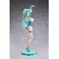 Original Character - Statuette PVC 1/4 Green Twin Tail Bunny-chan Fishnet Tights Ver. 43 cm
