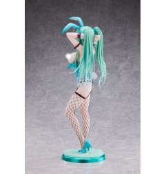 Original Character - Statuette PVC 1/4 Green Twin Tail Bunny-chan Fishnet Tights Ver. 43 cm