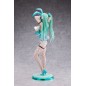 Original Character - Statuette PVC 1/4 Green Twin Tail Bunny-chan Fishnet Tights Ver. 43 cm
