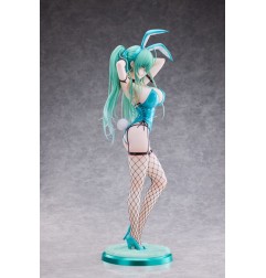 Original Character - Statuette PVC 1/4 Green Twin Tail Bunny-chan Fishnet Tights Ver. 43 cm