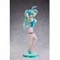 Original Character - Statuette 1/4 Green Twin Tail Bunny-chan Fishnet Tights Ver. 43 cm