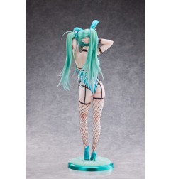 Original Character - Statuette 1/4 Green Twin Tail Bunny-chan Fishnet Tights Ver. 43 cm