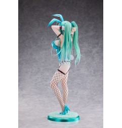 Original Character - Statuette PVC 1/4 Green Twin Tail Bunny-chan Fishnet Tights Ver. 43 cm