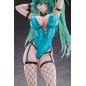 Original Character - Statuette 1/4 Green Twin Tail Bunny-chan Fishnet Tights Ver. 43 cm