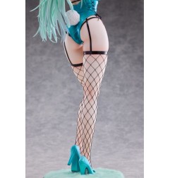 Original Character - Statuette 1/4 Green Twin Tail Bunny-chan Fishnet Tights Ver. 43 cm
