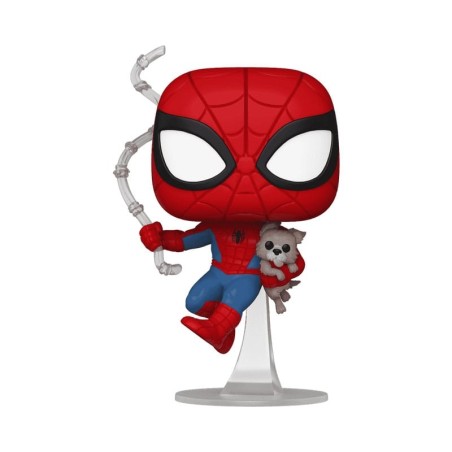 Spider-Man - POP&Buddy! Movies Vinyl figurines Spidey w/Sandwich(Dog) 9 cm