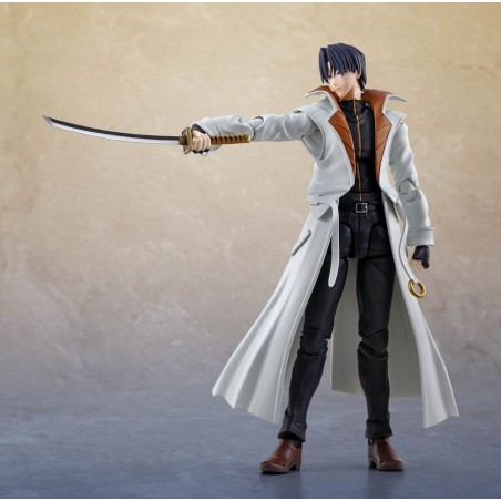 Rurouni Kenshin: Meiji Swordsman Romantic Story - Figurine S.H. Figuarts Aoshi Shinomori 17 cm