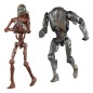 Star Wars Episode II Black Series - Pack 2 figurines C-3PO (B1 Battle Droid Body) & Super Battle Droid 15 cm