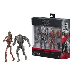 Star Wars Episode II Black Series - Pack 2 figurines C-3PO (B1 Battle Droid Body) & Super Battle Droid 15 cm