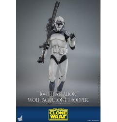 Star Wars - The Clone Wars figurine 1/6 104th Battalion Wolfpack Clone Trooper 30 cm