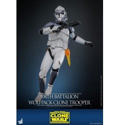 Star Wars - The Clone Wars figurine 1/6 104th Battalion Wolfpack Clone Trooper 30 cm
