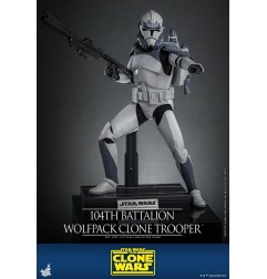Star Wars - The Clone Wars figurine 1/6 104th Battalion Wolfpack Clone Trooper 30 cm
